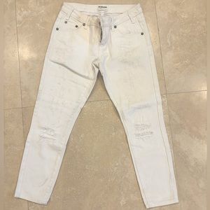 White One x Oneteaspoon white jeans
